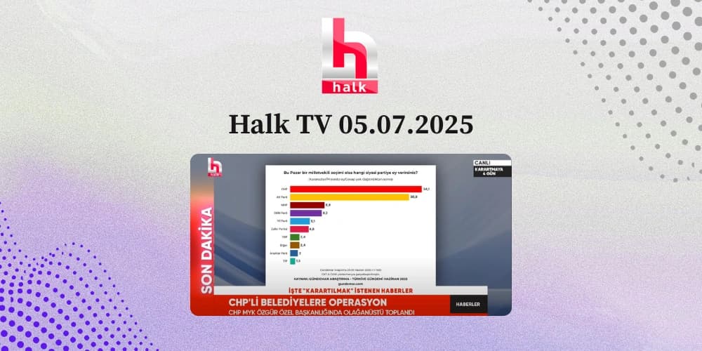 Halk TV 05.07.2025 - Haberler