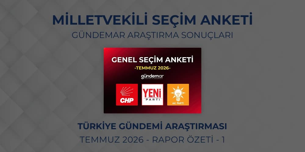 Milletvekili Seçim Anketi - Temmuz 2026 - Rapor Özeti Kapağı